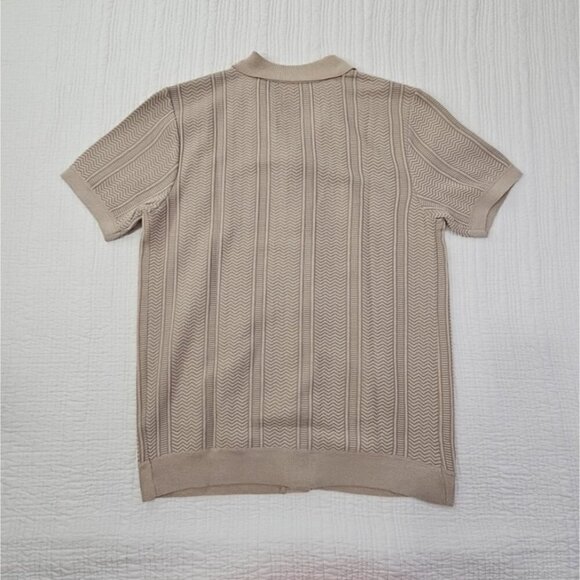 Buffalo David Bitton Men's Button-Up Sweater Men's L Jute Brown Textured NWT - Picture 10 of 14